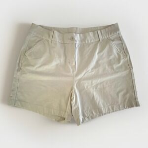 Vineyard Vines‎ Women's Chino Shorts Khaki Tan Size 16 Preppy Every Day Shorts